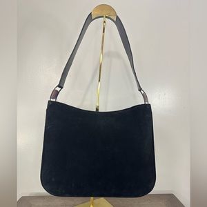 SOLD! Salvatore Ferragamo Suede Shoulder Bag
